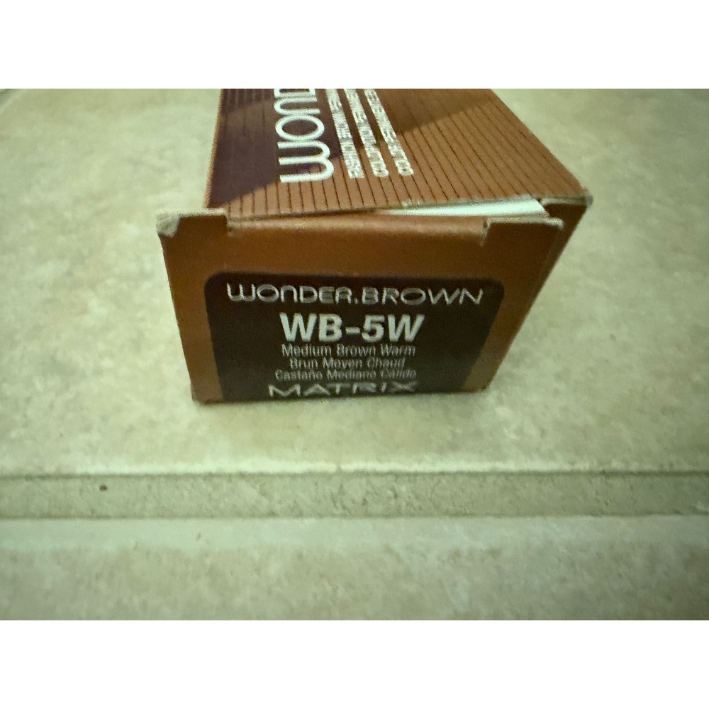 Matrix Permanent Haircolor WB-5W Fashion Brown Permanent for Dark Bases 3oz